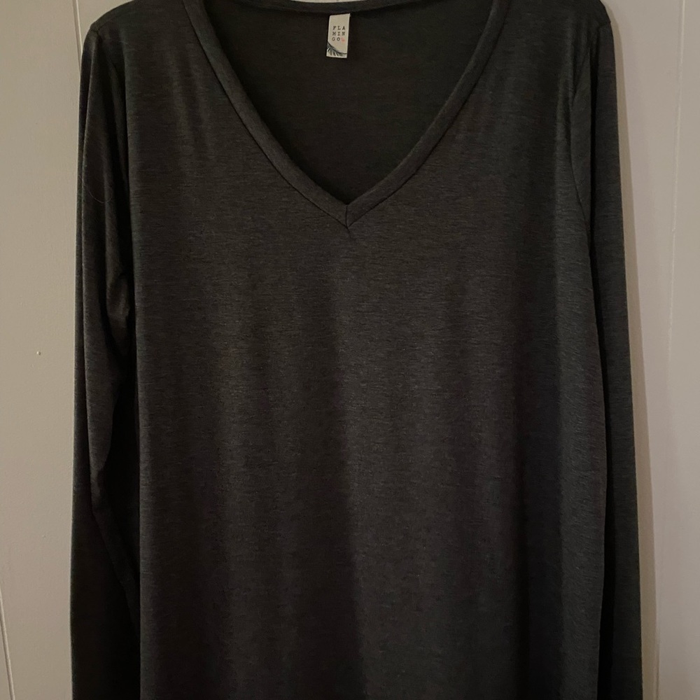 Flamingo Stretchy Top - Brand new, no tags